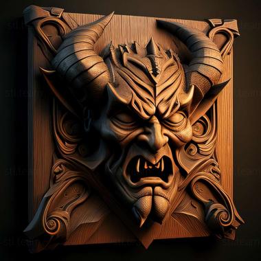 3D модель Гра Forgotten Realms Demon Stone (STL)